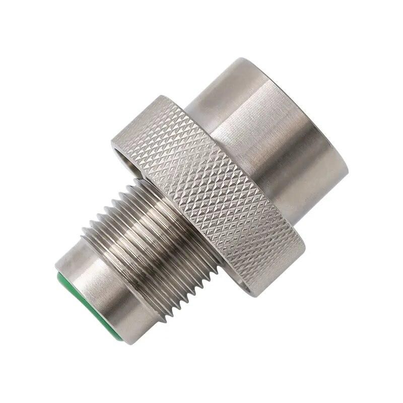 Brass Plated DIVING Compressor CHARGING ADAPTER 232 Bar DIN outlet to 300 Bar Din inlet