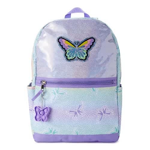 17" Girls School Laptop Butterfly Backpack