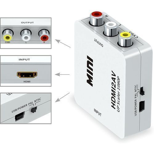 Mini AV/RCA/CVBS AV2 HDMI Converter