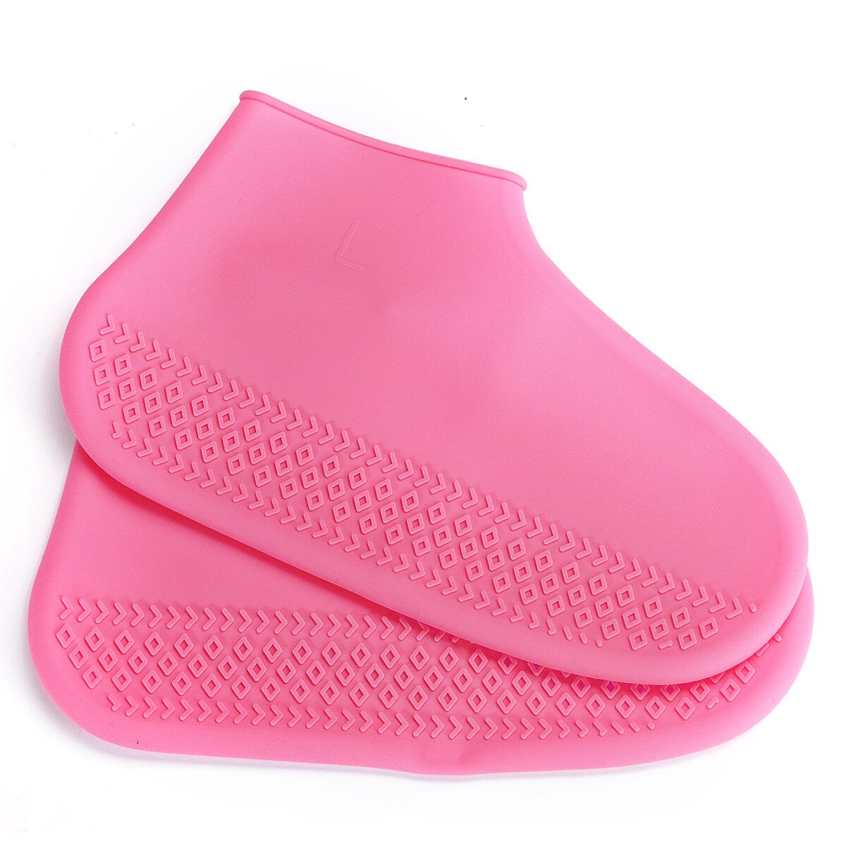 Resistant Silicone Overshoes Rain Waterproof Shoe Covers Boot Cover Red