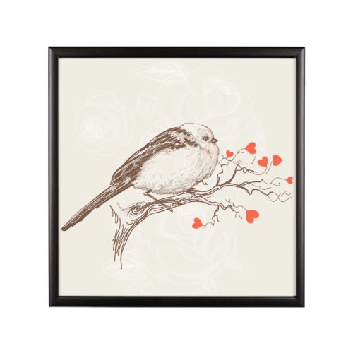 Wall Art Digital Print 30" By 30"-ready To Hang Plain Black Glass Frame 2060