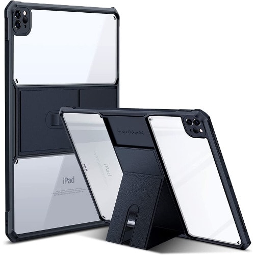 Shock Absorption Soft Edge Bumper With Stand Case For Ipad 12.9 Inches - 2020 - 2022