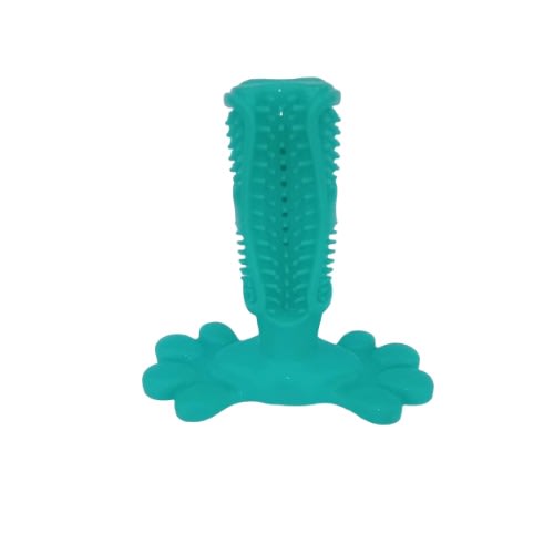TD Dog Chew Toothbrush Cleaner Toy - Blue