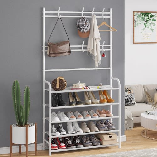 5 Tier Rack - Clothes And Shoe Hanger