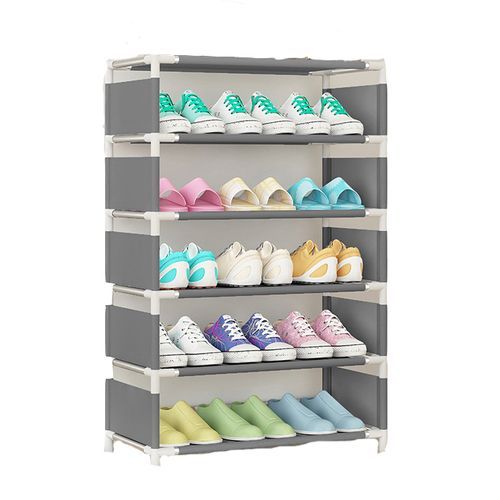 Multifunctional Shoe Rack For 18 Pairs - Gris