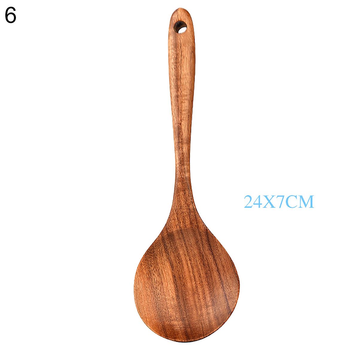 Non-Stick Teakwood Wooden Spatula Spoon Household Kitchen-