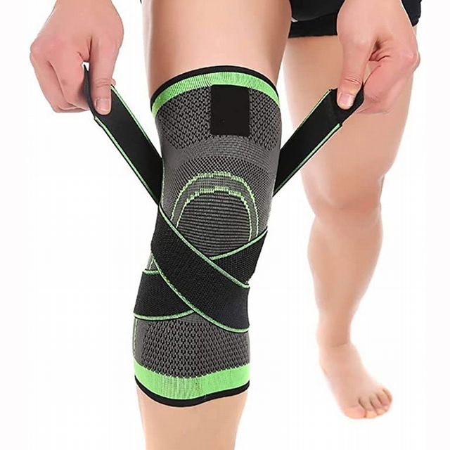 Knee Compression Sleeve Knee Brace Knee Support For Running Gym Workout Sports For Joint Pain And Arthritis Relief Kneepads _1PC(#1 Piece Green)