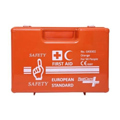 Fastcare Gkb 302 European Standard First Aid Kit - 50 Persons - Orange