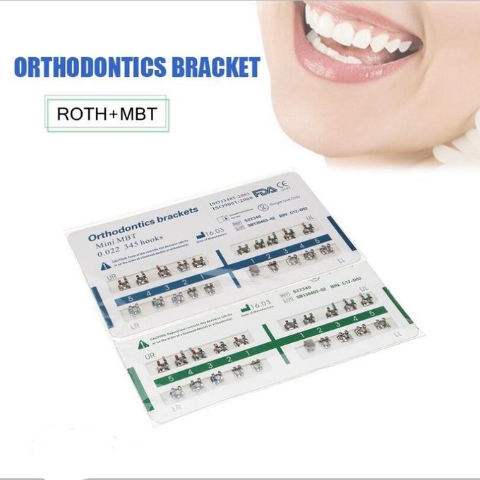 Mini Roth/MBT Dental Orthodontic Metal Bracket Brace