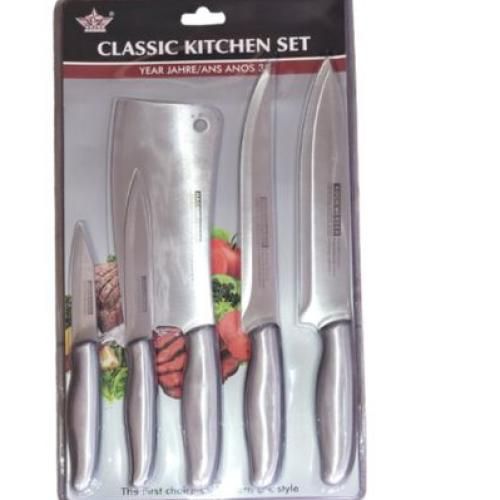 Stainless Steel Classic Knife Set- 5pcs