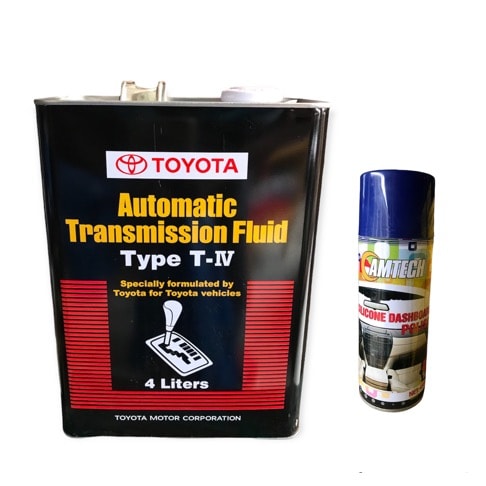 Toyota Atf Type T-iv- 4L & Silicone Dashboard Polish- 450ml
