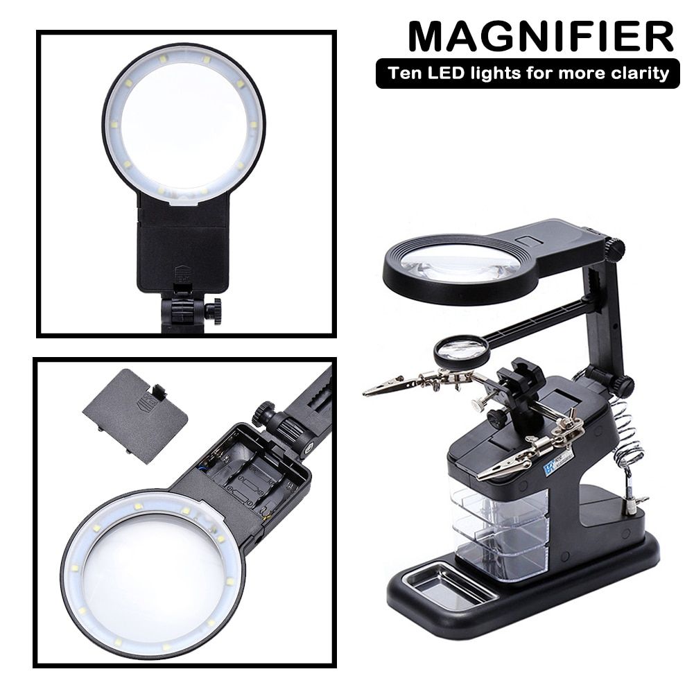 Multiple Multiples Welding Magnifying Glass With LED Lights