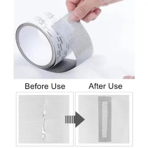 Screen Repair Tape Adhesive Sticker Mesh Patch Net -  5cm x 200cm