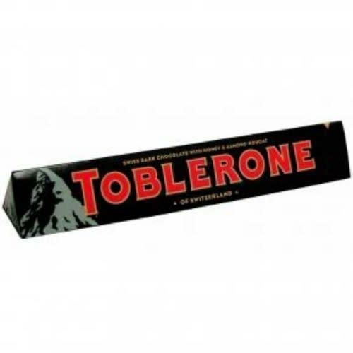 Swiss Dark Chocolate Bar With Honey & Almond Nougat -  100g