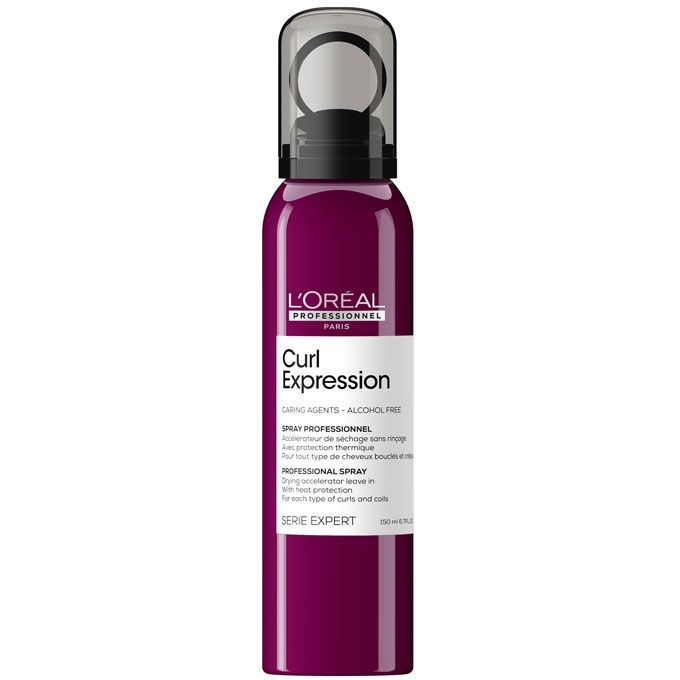 Curl Expression Drying Accelerator