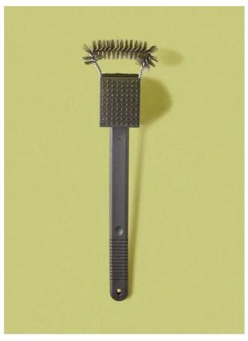 BBQ Cleaning Accessories 3-In-1 Black Grill Brush