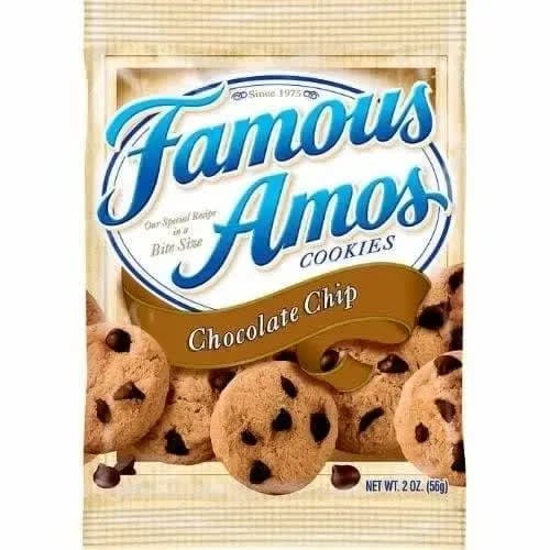Famous Amos Bite Size Chocolate Cookies- 26g X 21pcs