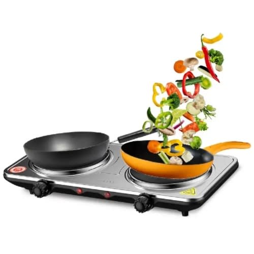 Double Electric Burner Cooker - Sk-5102 - 2000w