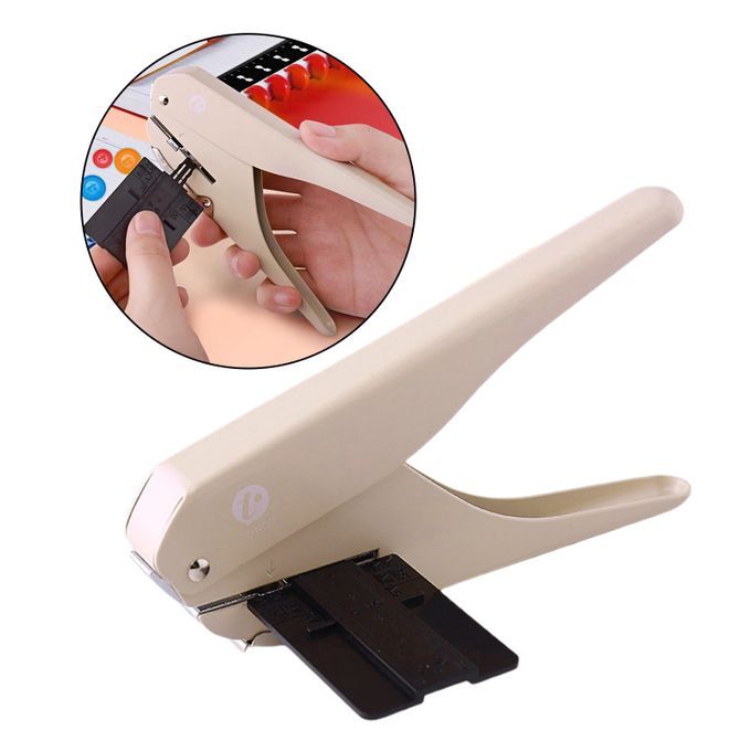 Paper Punches Shapes DIY Craft Tools Hand Held Light Orange