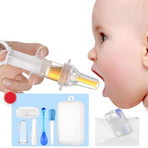 5pcs/set Baby Medicine Dispenser Feeding Pacifier Dropper