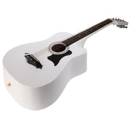 Acoustic Box Guitar - White