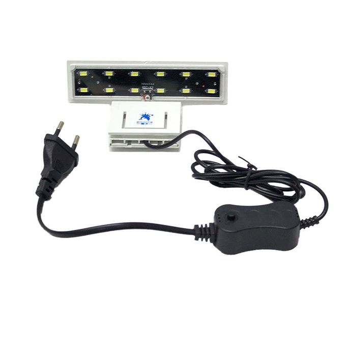 Aquarium Flexible Clip Lamp Fish Tank Over Head LED Water White