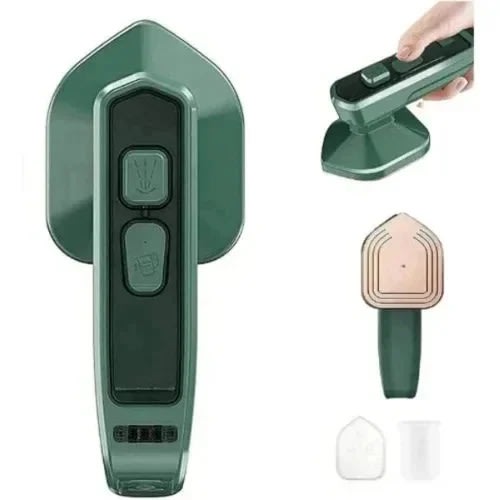 Mini Electric Iron With Steamer-green