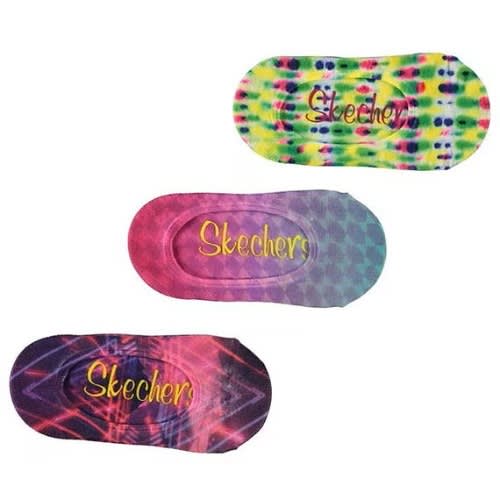 Trainer Socks 3 Pack Girls - Pink Pattern