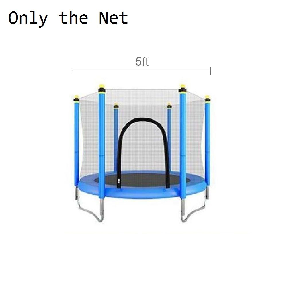 4-8ft Outdoor Trampoline Protective Net For Kid Child Anti-fall Polyethylene-5ft