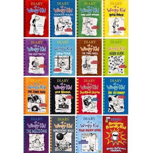 Diary Of A Wimpy Kid Collection - 16 Books
