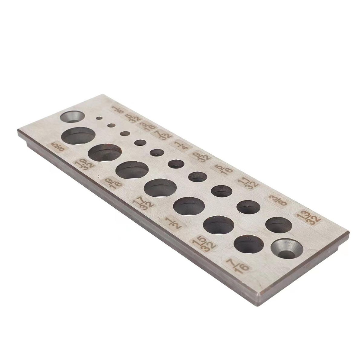17 Holes Steel Dowel Plate ,Hardware Pins  English System