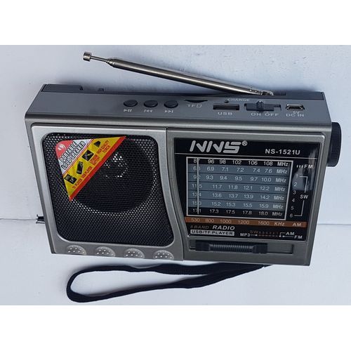 FM/AM/SW1-6  8 BAND RADIO WITH USB/TF PLAYER