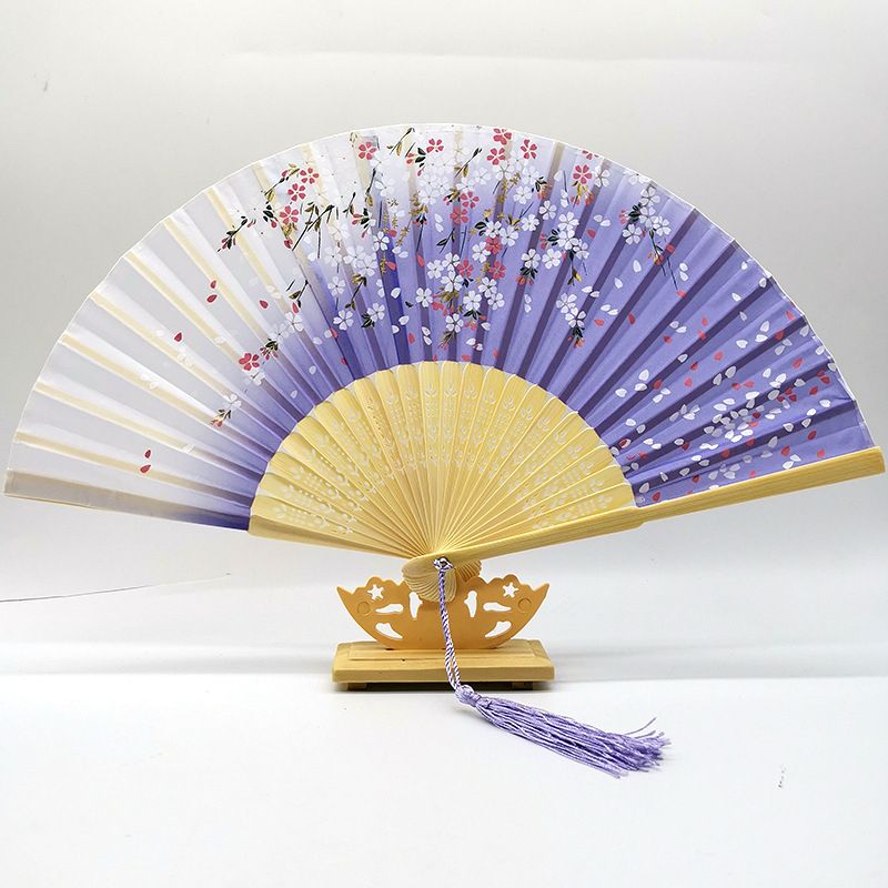 Antique Children Fan Vintage Main Fans Japanese Waaiers Fan Gift A Eventail Fold Bamboo Folding Hand Bambu Wedding Chinese