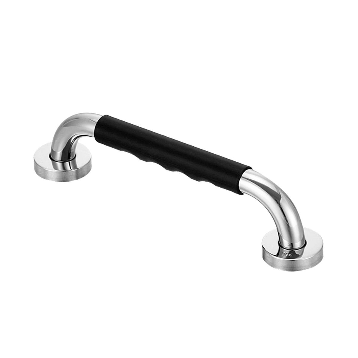 19.6 Inch Anti-Slip Shower Grab Bar Handle Stainless Steel Bathroom Grab Bar Silicone Covered Grip Wall Mount Safety Hand Rail Support  for Handicap Elderly Injury