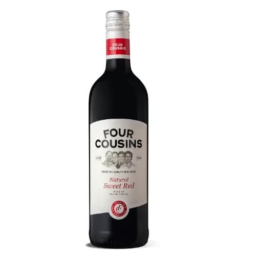 Four Cousins Natural Sweet Red Wine -75cl X 6bottles