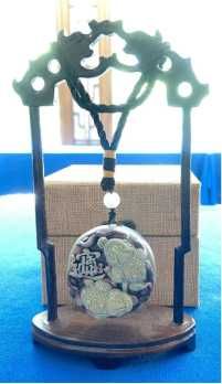 Purple Robe Jade Belt Stone-Bring In Wealth And Treasure