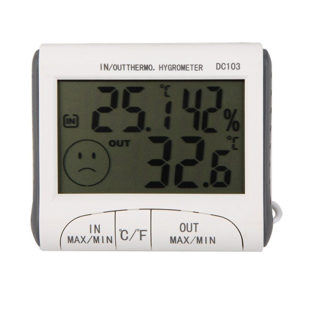 LCD Digital Thermometer Hygrometer Moisture Meter