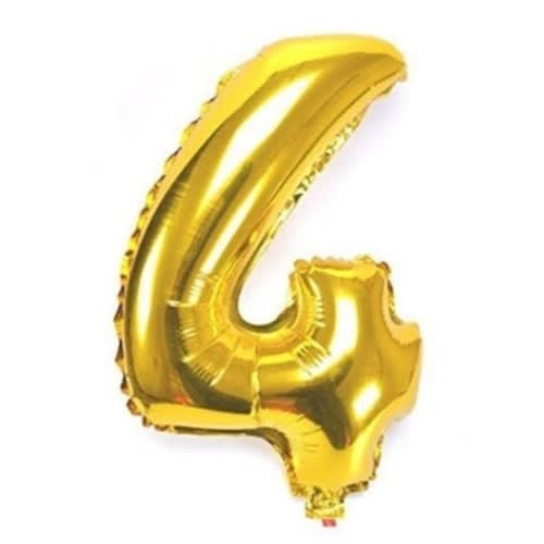 Number 4 Foil Ballon- 26 inches