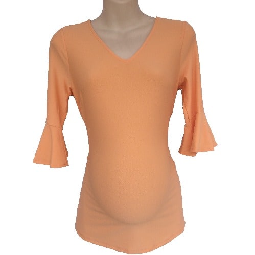 Peach Maternity Top