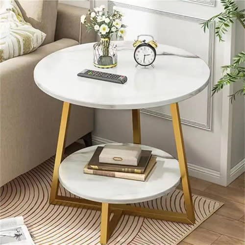 Under Covered Golden Leg Side Stool