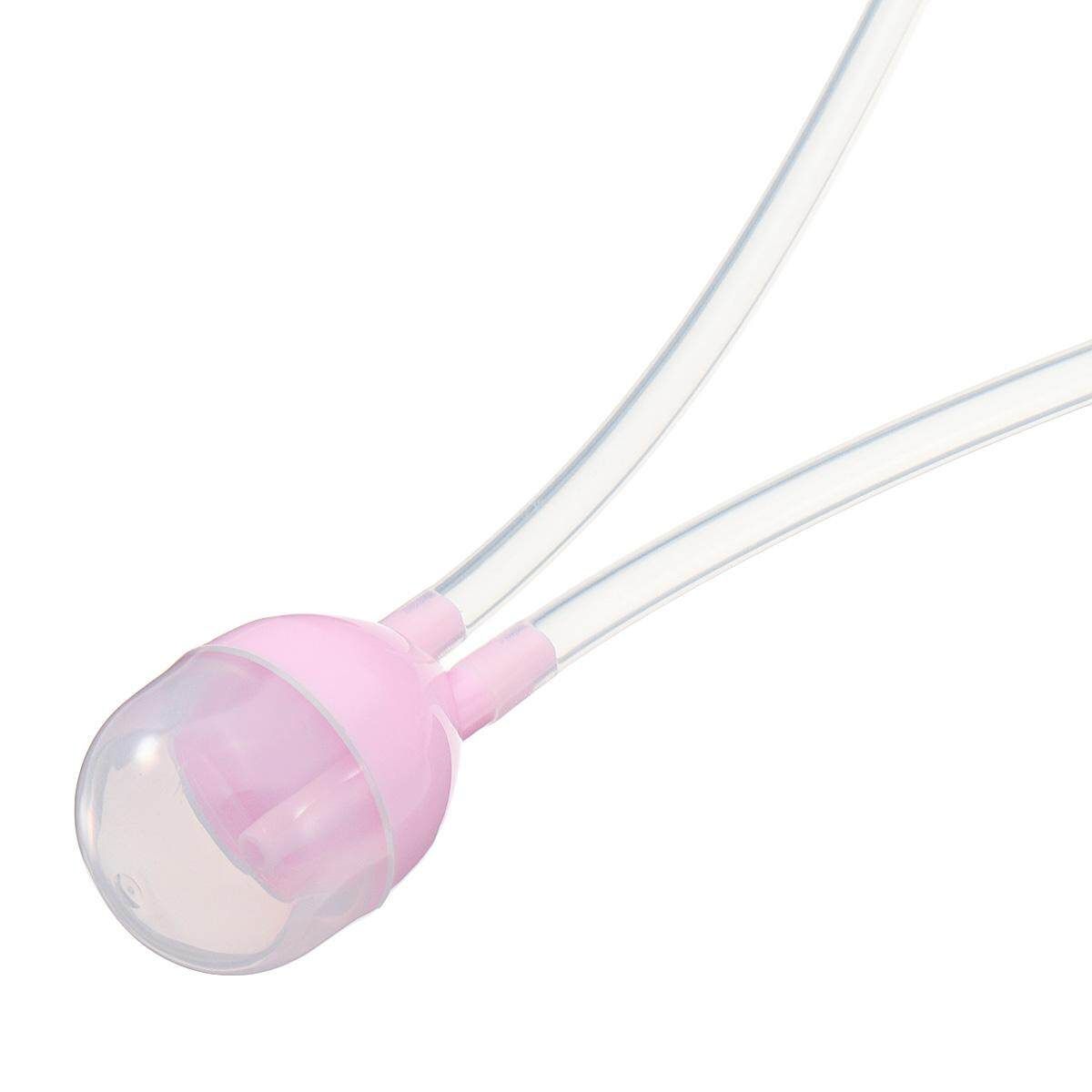 Baby Newborn Nasal Vacuum Mucus Suction Infant Nose Cleaner Pink (pink)