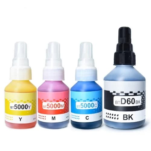 D60k Black - Bt5000 Cyan - Magenta - Yellow For Brother Ink Tank