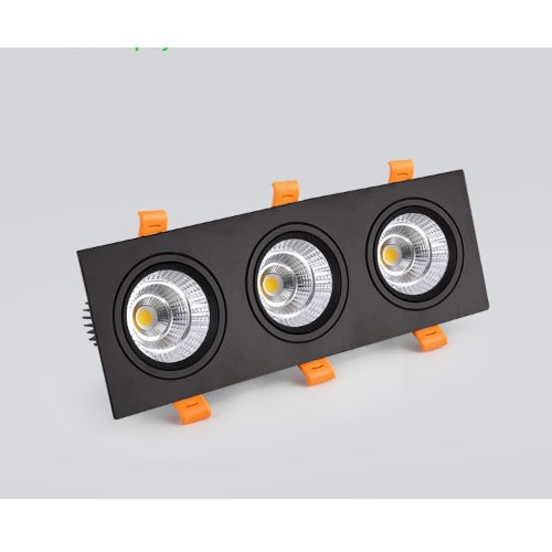 T3 Triple Led Spot Light - 3 x 3 x 1W