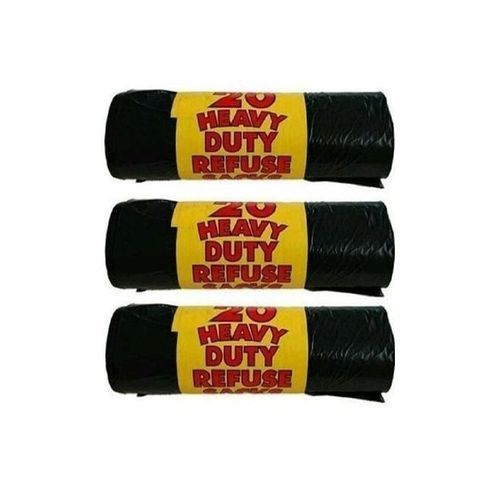20 Heavy Duty Refuse Sack - Pack Of 3.