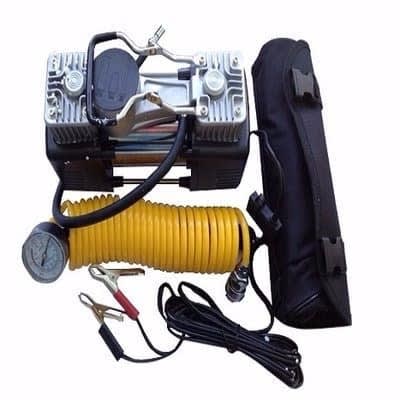 Tyre Gauge Inflator Air Pump 2 Cylinder 12-13volts