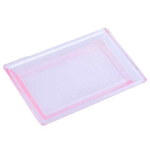 4 Pieces Plastic Transparent Trays Dollhouse