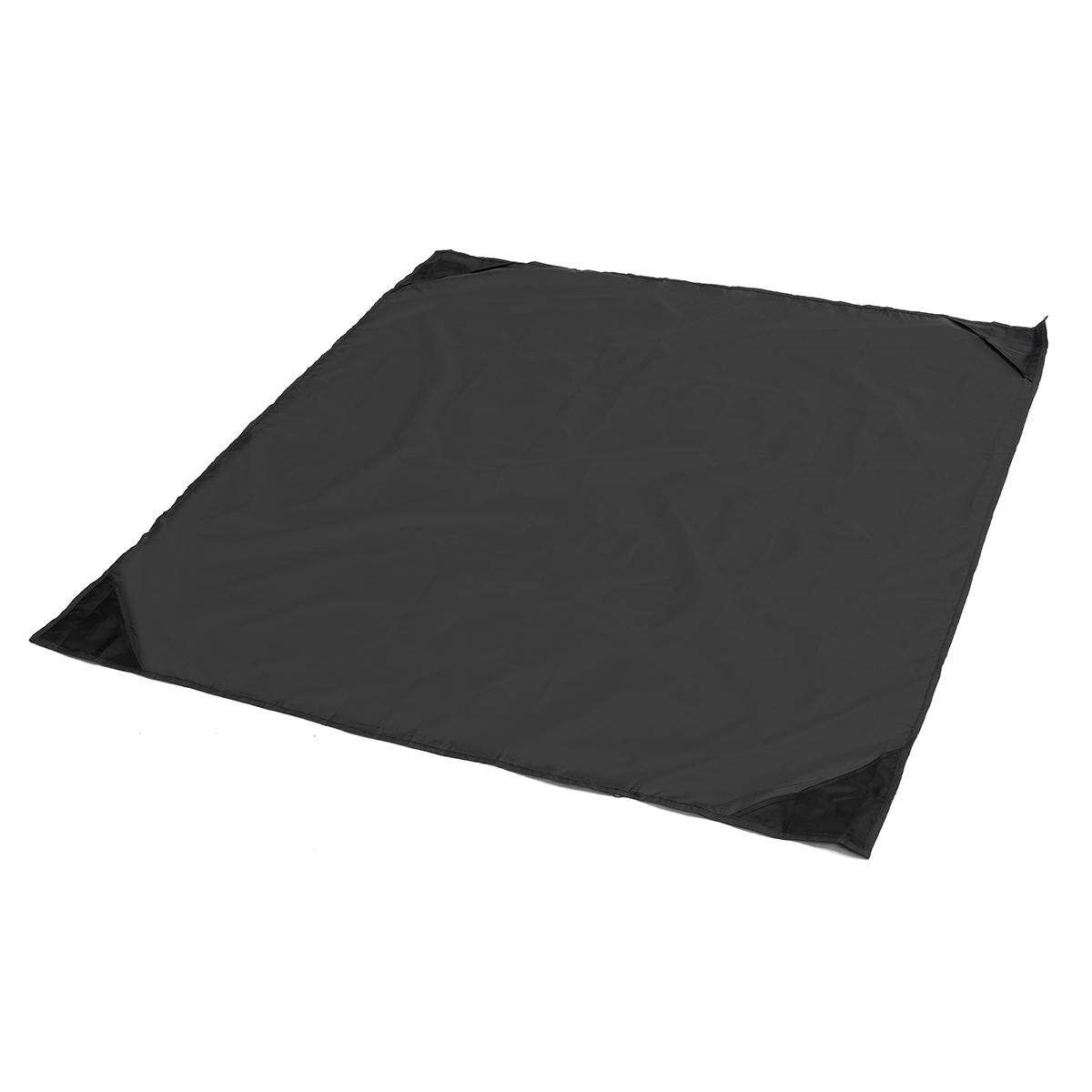 150x140cm Foldable Waterproof Magic Beach Mat Large Picnic Blanket Sand Free Pad Black