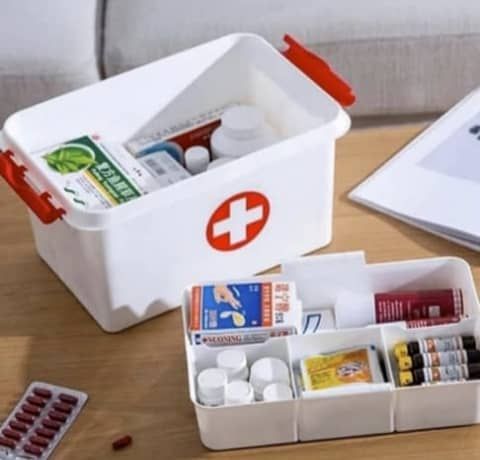 Plastic First Aid Storage Box