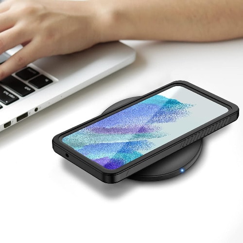 Lanhiem Samsung Galaxy S21 Fe Case, Ip68 Waterproof Dustproof Case With Built-in Screen