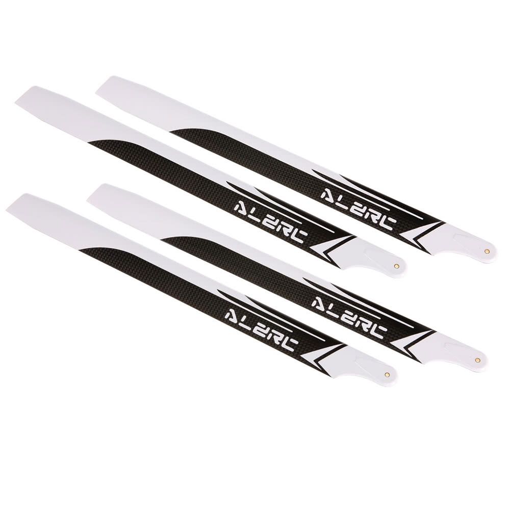 2 Pairs ALZRC 380mm Carbon Fiber Main Blades For Devil 380